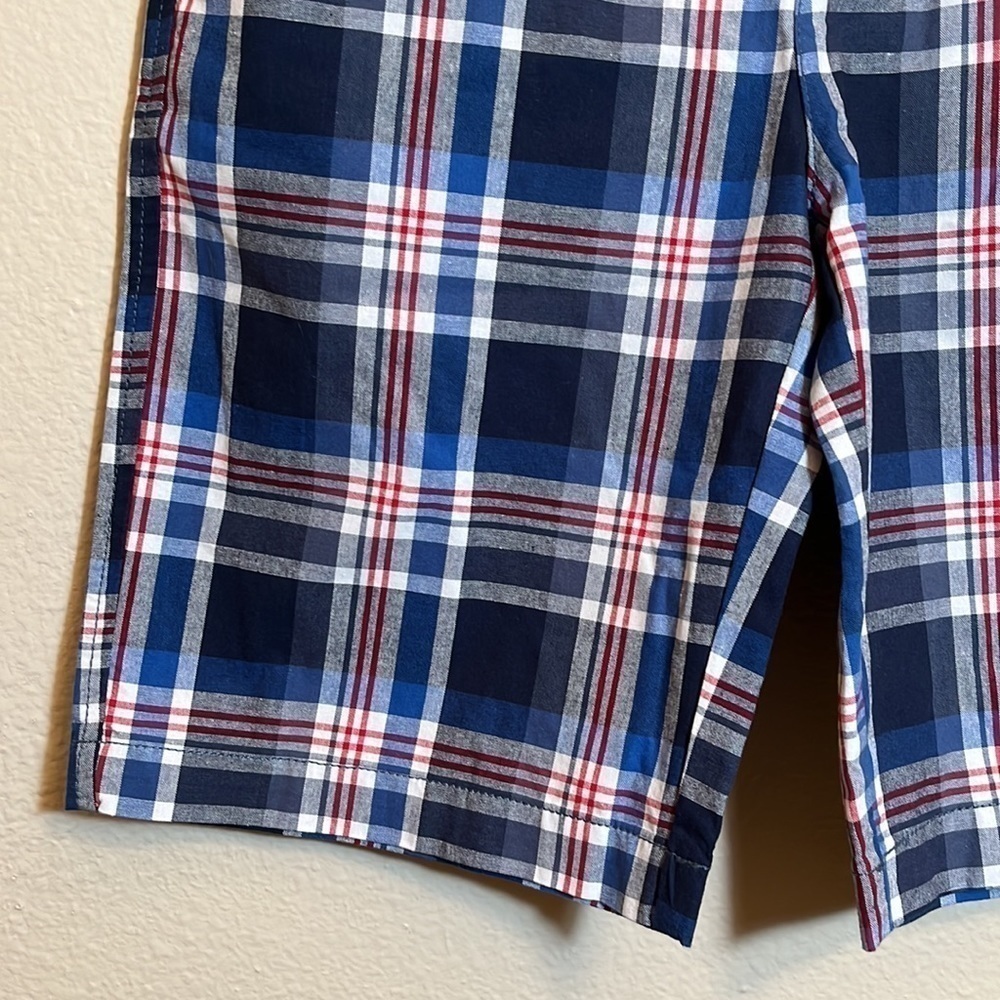 𝅺NAUTICA Blue Plaid Shorts Boy Size 12 - Picture 3 of 10
